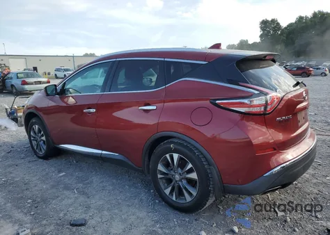 2016 Nissan Murano S z USA, uszkodzony, nr VIN 5N1AZ2MG9GN161887